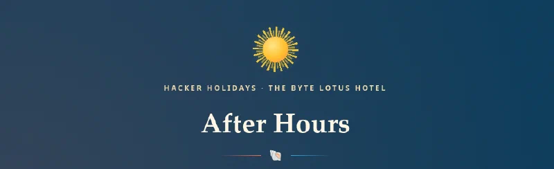 After Hours room banner on TryHackMe