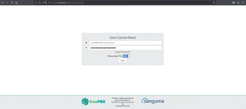 Leaked Watchtower username and password entered into FreePBX