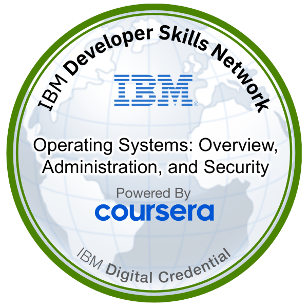 Operating Systems: Overview, Administration, and Security badge