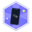 First Mobile Quiz badge