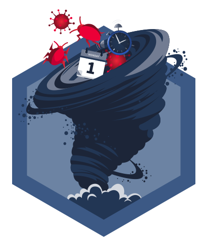 Manic Monday badge