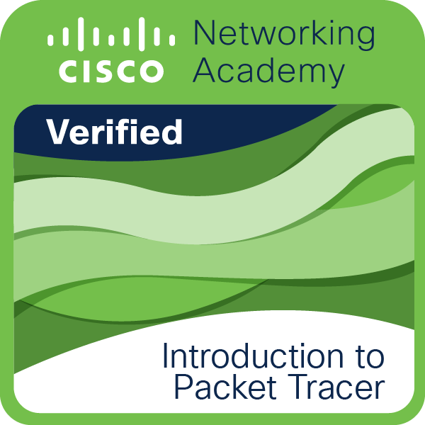 Introduction to Packet Tracer badge